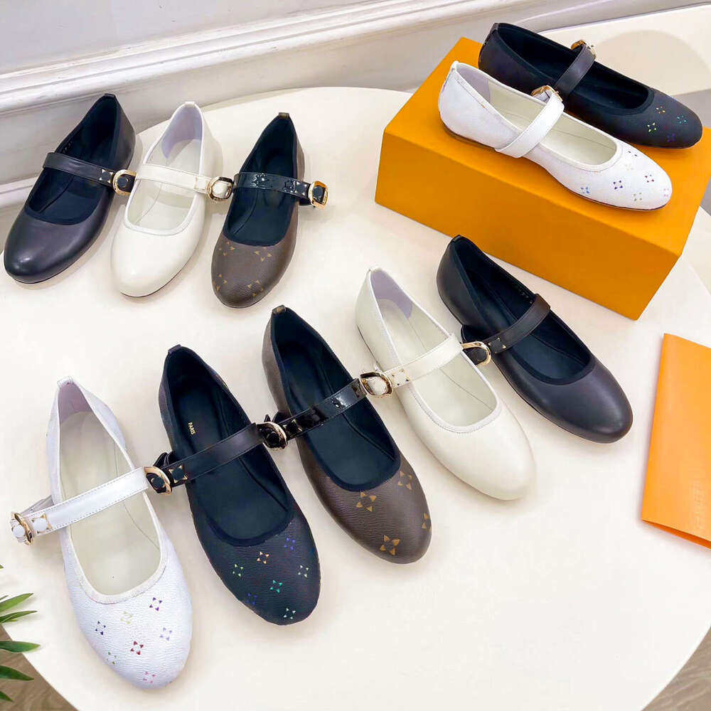 10A Takashi Murakami Designer Ballet Plat Chaussure pour Femmes Mary Jane Mocassins Chaussure De Luxe Sandale Mode Ruban En Cuir Verni Robe Casua