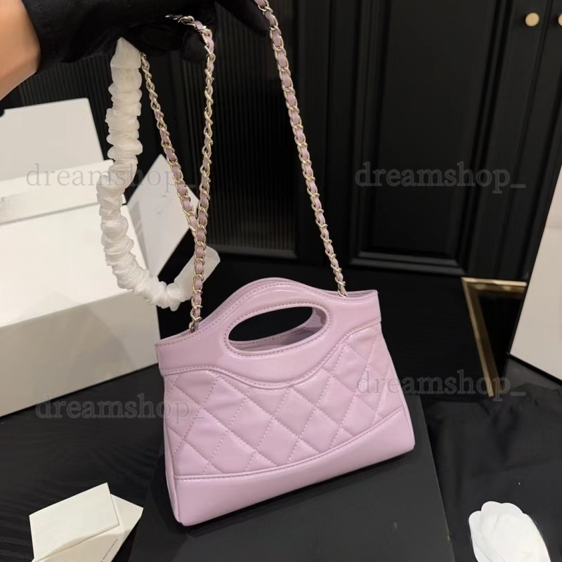 Nouveau Designer 26ss Vintage 31 sac violet femmes hoboT sac argent matériel marque de mode classique bandoulière femmes sac de luxe sac à main