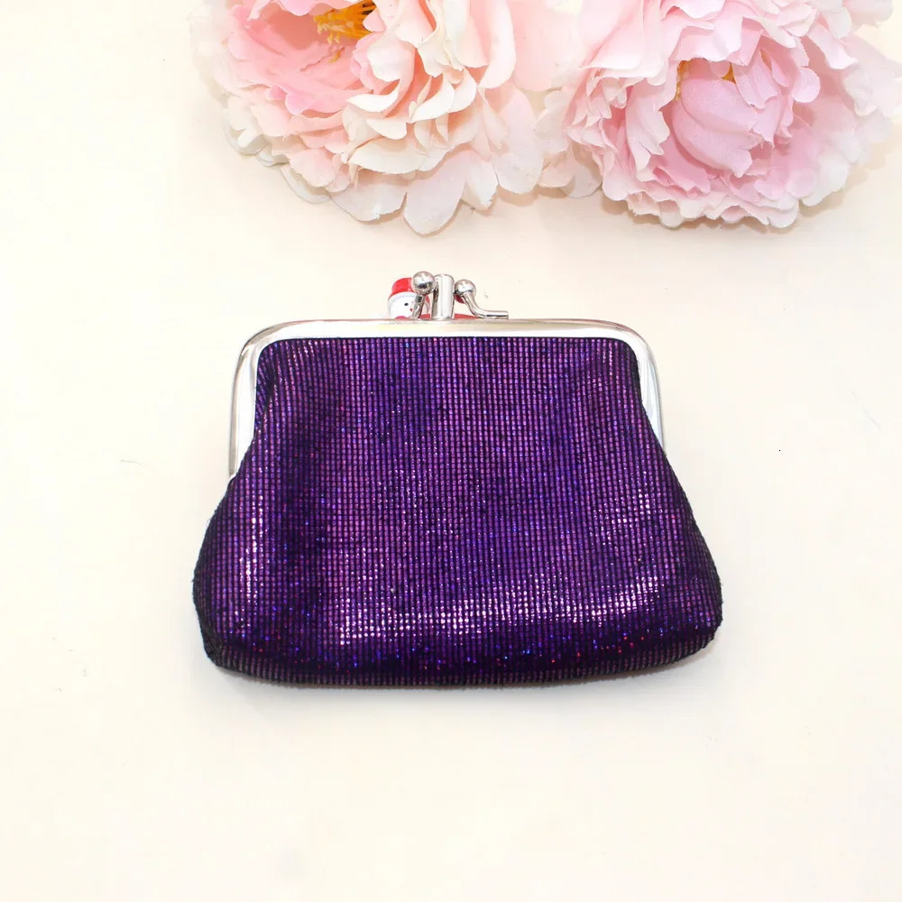 Retro Double Layer Women Wallets Bright Grid Short Card Holder Mini Coin Purse for Women Wallet Hasp Clutch Bag WomenS Purses 251204