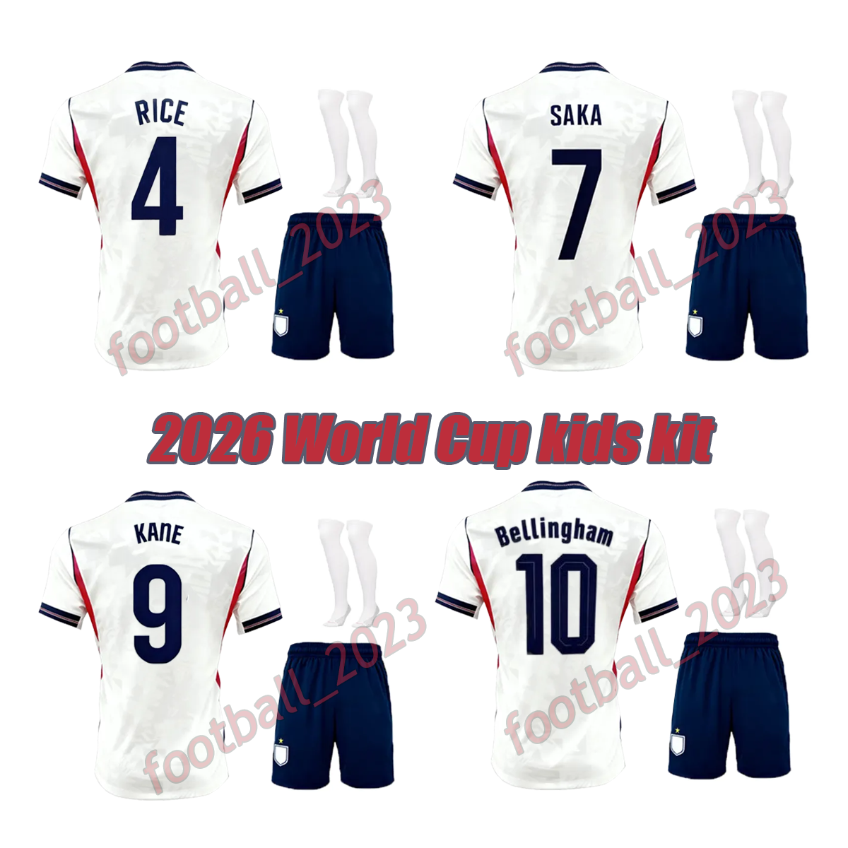 2026 englands football shirt Bellingham kids football kits PALMER Foden MAINOO soccer Jersey-image-878938850