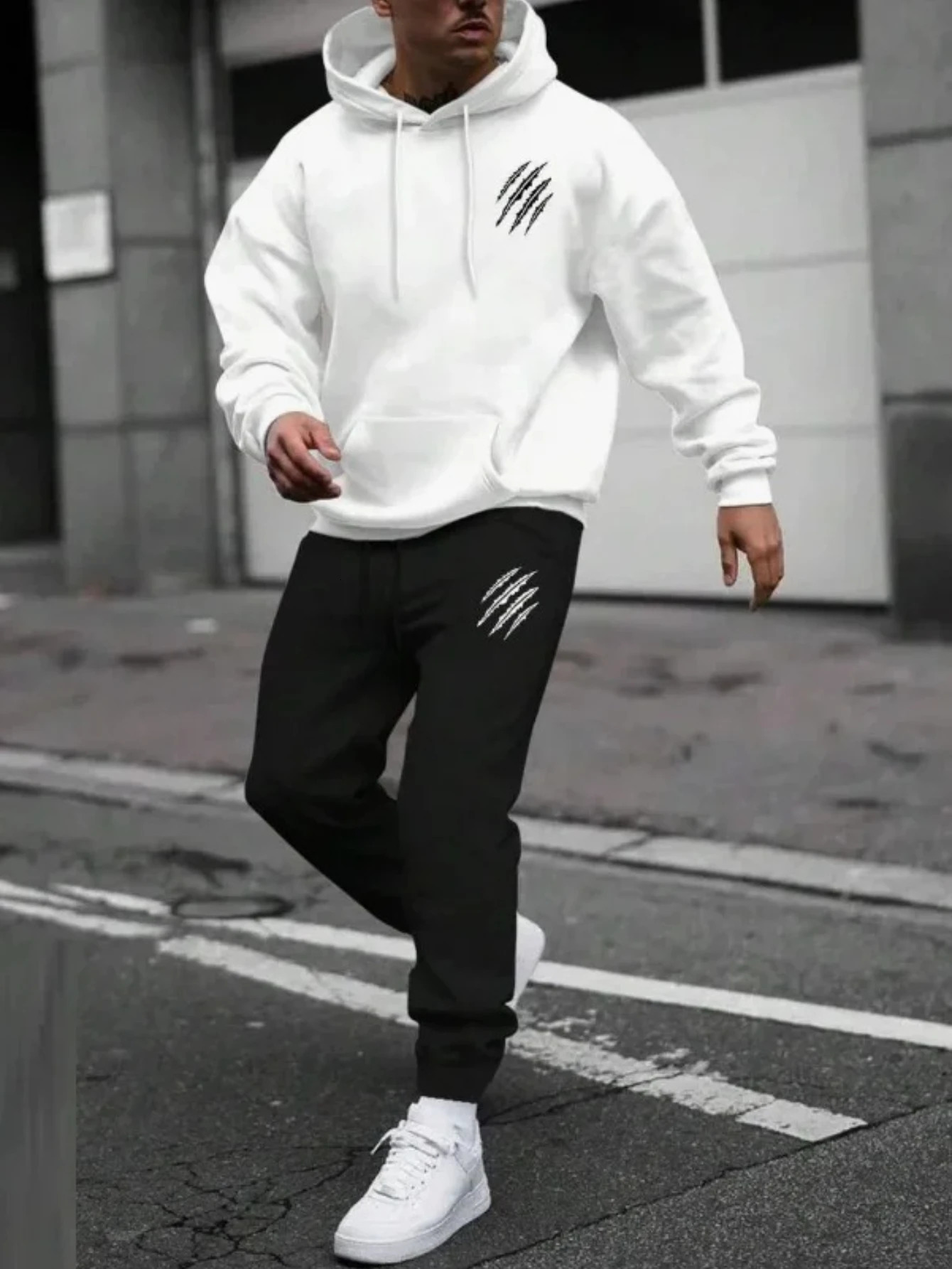 Hommes et femmes imprimés sweats à capuche et pantalons imprimés vêtements de sport automne et hiver décontracté mode hommes ensembles 251203