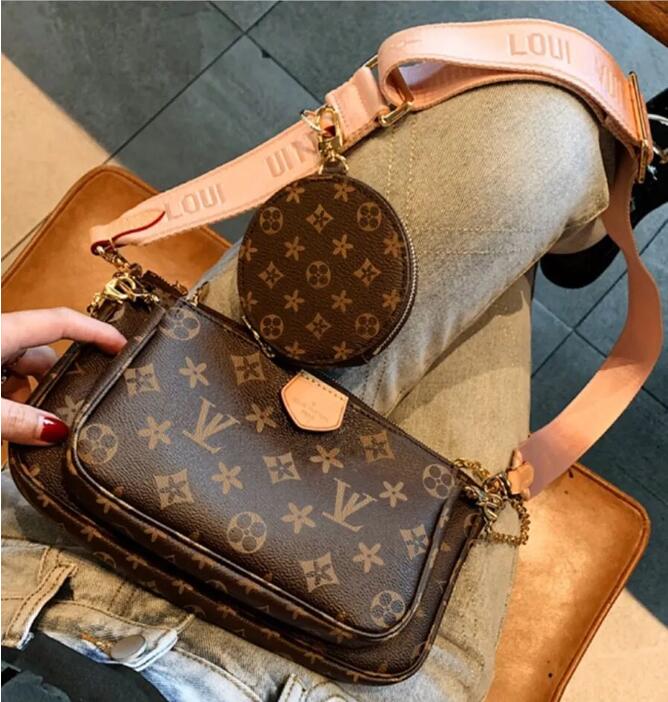 Multi Pochette Designers Sac à main Cross Body Sac à bandoulière Bourse Designer Portefeuille Bretelles réglables et détachables Sacs à main Sac