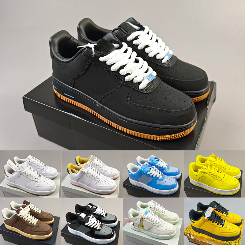 Nouvelle vente chaude chaussures de course pour 1 One Low hommes femmes blanc noir chaussures de sport pas cher marche chaussures de skateboard b