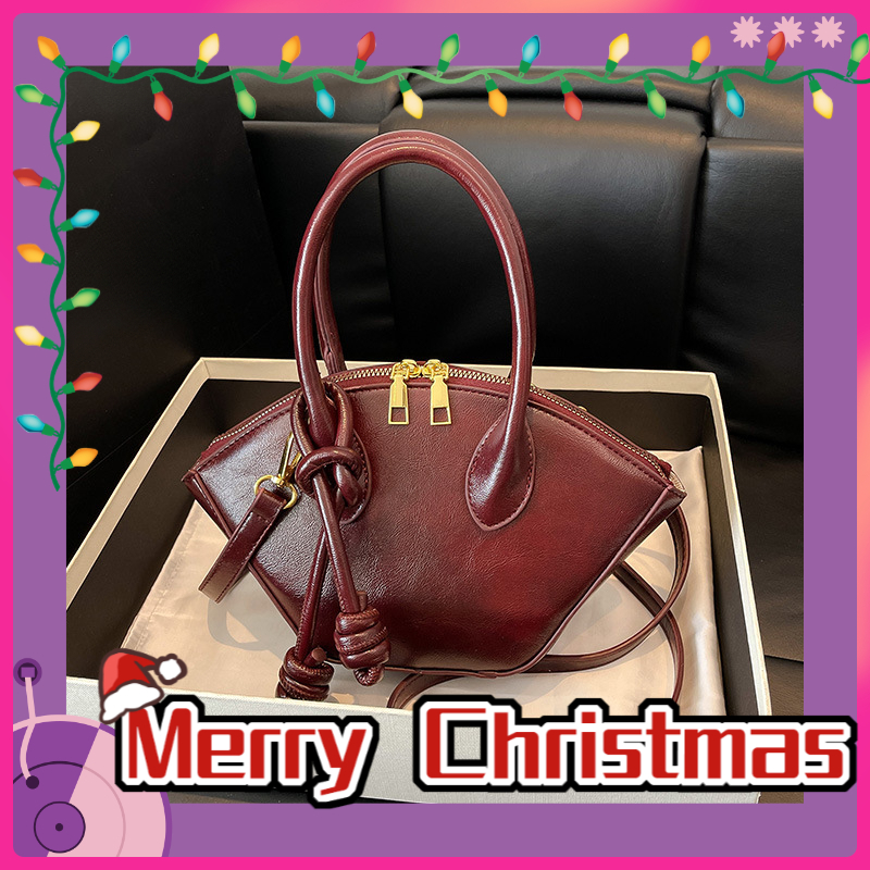 Sac fourre-tout décontracté pour femmes, série de couleurs Vintage, cadeau de noël, sac de luxe, pendentif avec nœud en corde, sac de selle, sac