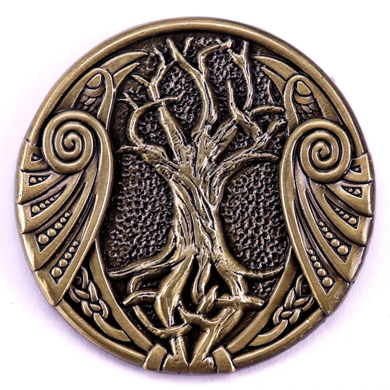 Celtic Tree Enamel Pin Tree of Life Badge Vintage Metal Brooch Magic Jewelry Accessory 251201