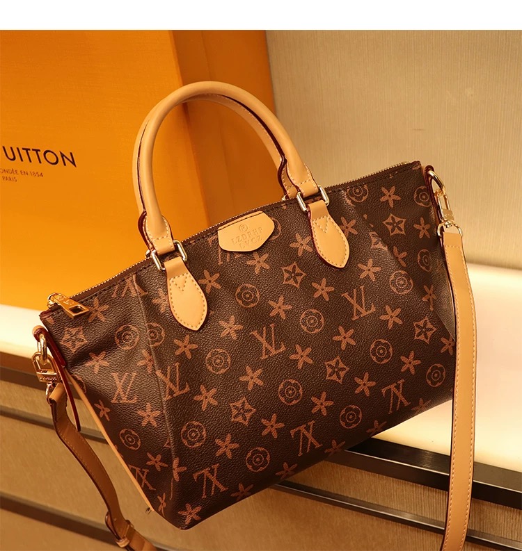 2026 Designer Bags Women Shoulder Bag Hobos Purse Brown Old Flower Tote Bag Letter Genuine Leather Bags Crossbody Handbag Lady Purses Luxury Woman F
