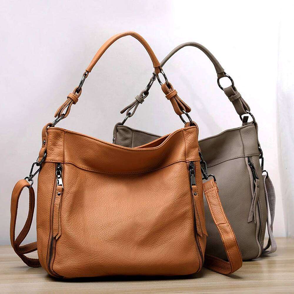2025 Luxury Women's Handbag - Genuine Cow Leather, Large Capacity & Versatile Shoulder/Crossbody/Tote Commuting Bag Daily Wear Women's Bag