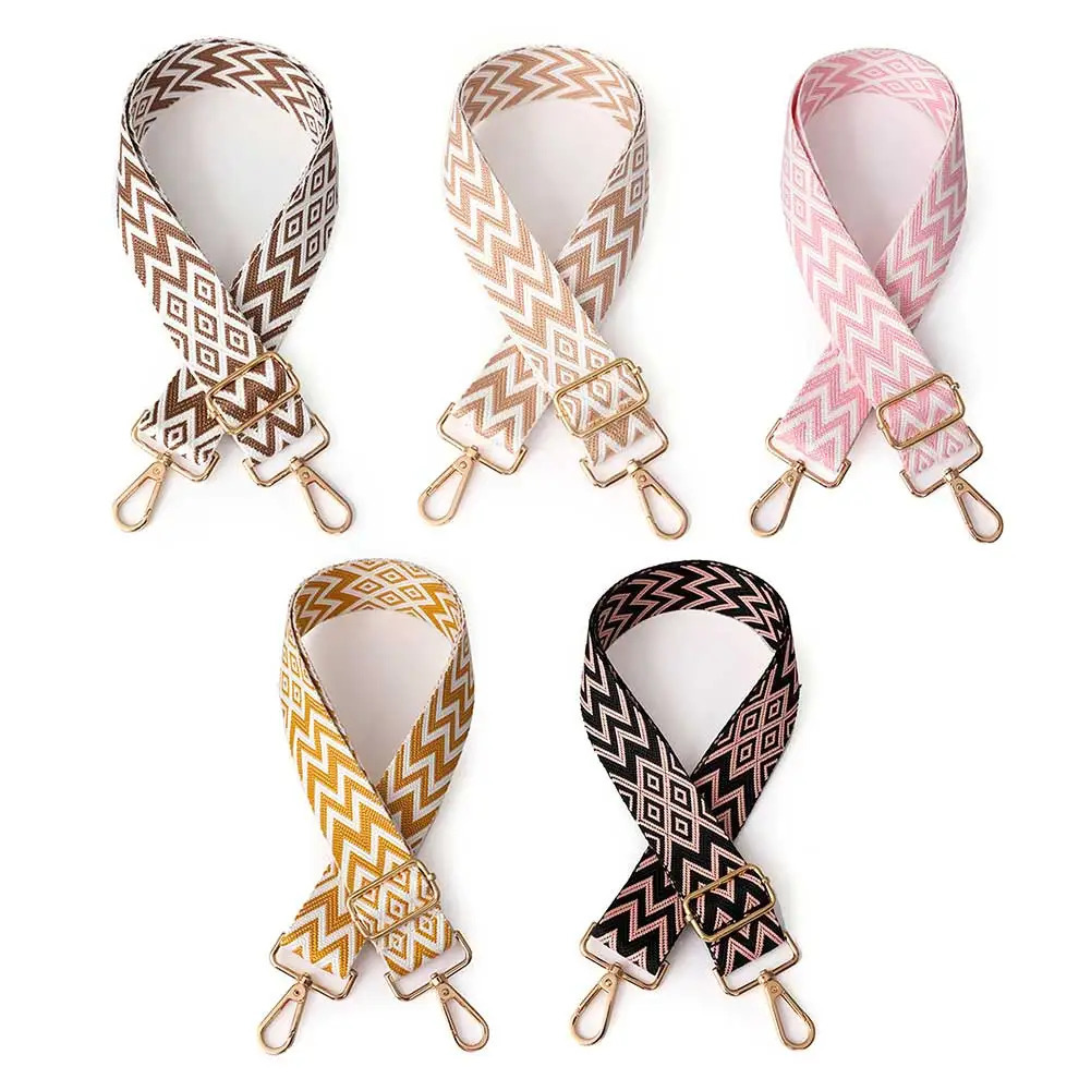 Sangle de sac à bandoulière en nylon réglable femmes large sac ceinture sangle accessoires sangle de remplacement large sac à main sangle chaîne