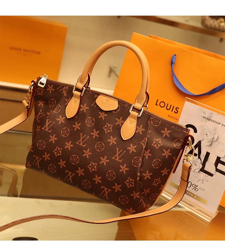 Fashion Designer Bags Women Shoulder Bag Hobos Purse Old Flower Tote Bag Letter Genuine Leather Bags Crossbody Handbag Lady Purses Luxury Woman Fema