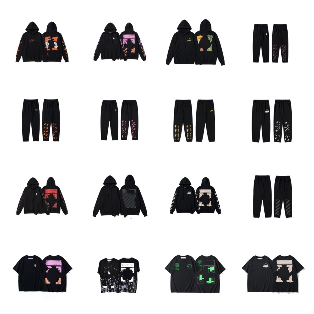 OFF hoodies for men designer hoodie womens sweatshirt printing tracksuit hoody Leisure sweatpants white joggers men clothes Outdoor pants tech fleec