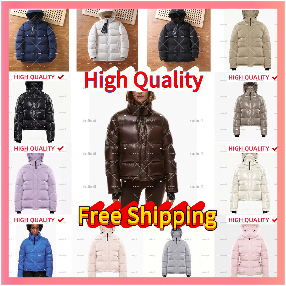 Designer Aritzia down puffer jacket women super puff short hooded vest branded waistcoat Canada down thickened extreme coId warm knee length jackets