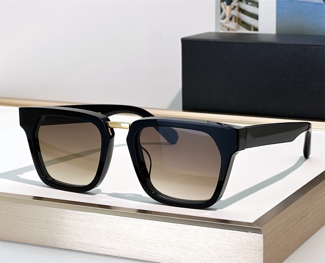 Fashion trend designer 055 sunglasses mens classic square thick acetate vintage sun glasses outdoor avant-garde leisure style Anti-Ultraviolet Come