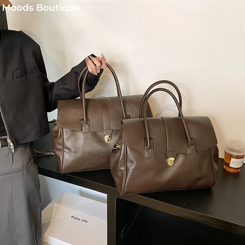 MOODS ed – sacs à poignée supérieure pour femmes, 2 tailles, sacs à bandoulière Boston de grande capacité, derniers sacs à main 2024, 251203