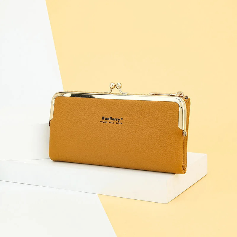 Korean Long Purse Multi-card Bit Change Purse Women Fashion Wallet Solid High Quality Coin Wallets For Female 251204
