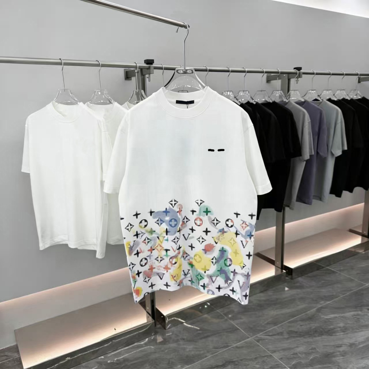 2025SS Spring Luxury Italy Men T-Shirt Designer Polo Shirts High Street Embroidery small horse Printing Clothing Mens Brand Polo Shirt SIZE S-XXL