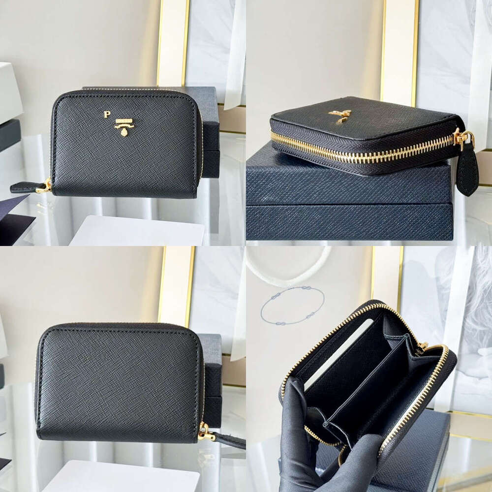 10A Triangle Purse Designer wallet bag Womens Key Wallets Luxury man fashion pink calfskin Leather Card Holders Coin Purses cardholder key pouch cha