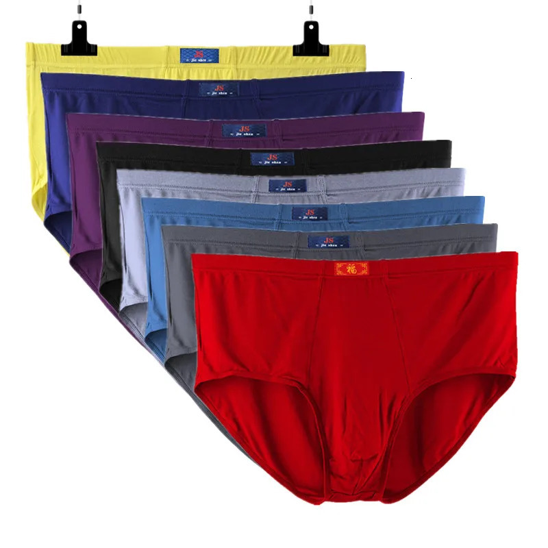 Men Big Size Underwear Solid Panties Briefs Undies Modal Underpants Breathable Shorts Knickers XL 2XL 3XL 4XL 5XL 6XL 7XL 8XL 251129
