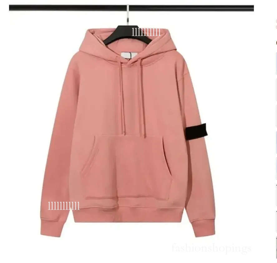 Designer Mens Jumper Badge Stones Sweat à capuche Hommes Pantalons Cargo Pull Pull Survêtement Automne Sweats à capuche Femmes Pull à manches lon
