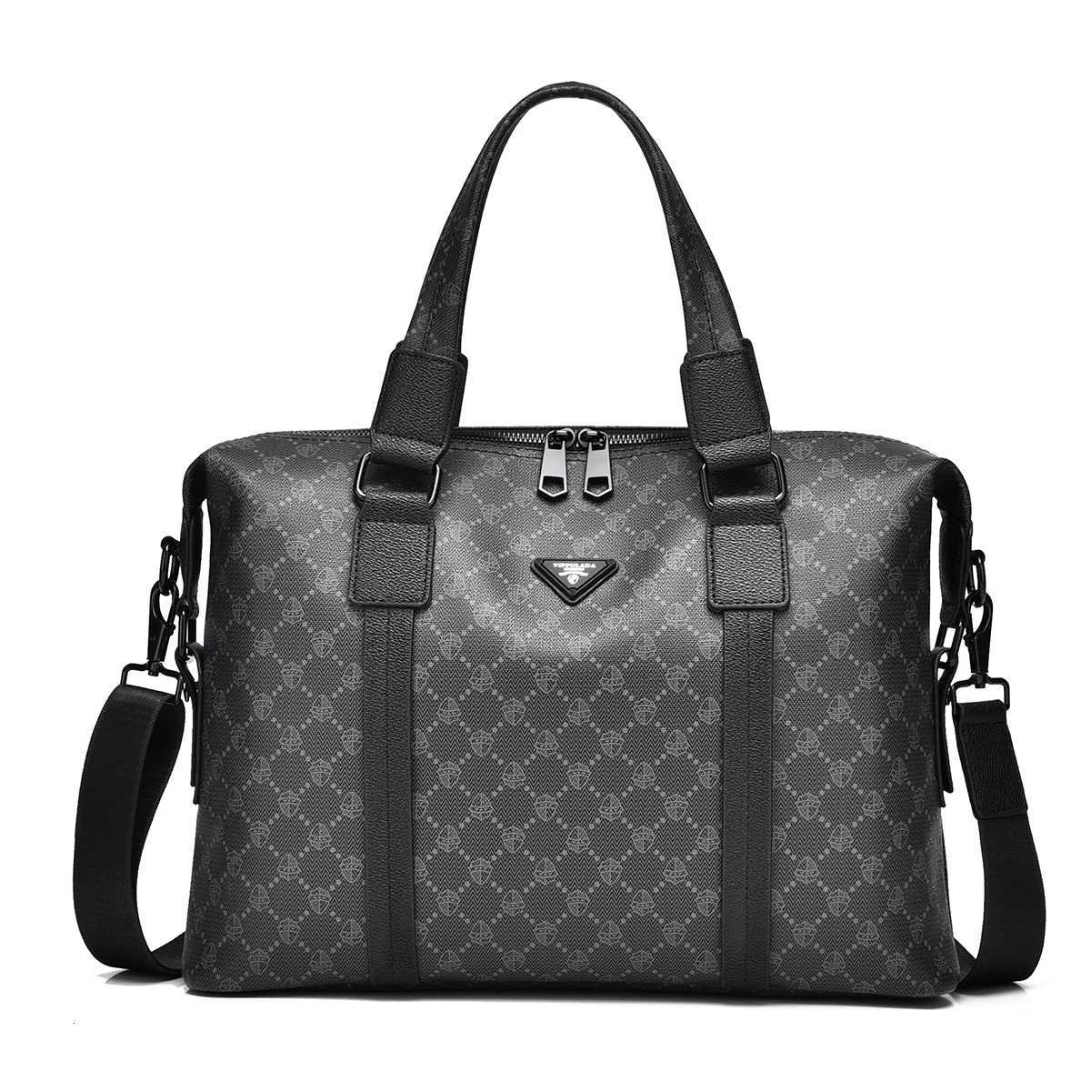 Designer Bag High quality mens printed leather business handbag briefcase laptop tote bag mochilas de hombre sac a main pochette uomo