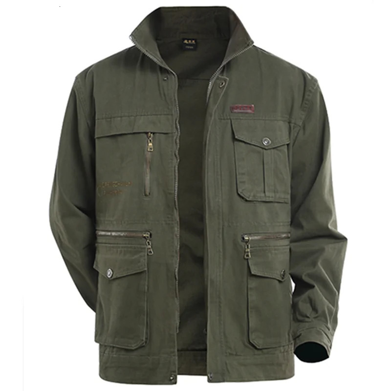 Durable Long Sleeve Work Shirts Men Multiple Pockets Breathable COTTON Casual Single Breasted Army Tactical Wear-resistant Top 251205