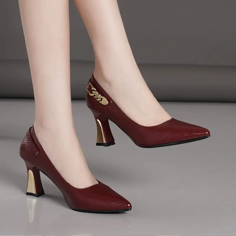 Zapatos De Mujer Women Cute Elegant Beautiful Comfort Slip on Party Stiletto Heel Shoes Lady Fashion Office Pumps 251204