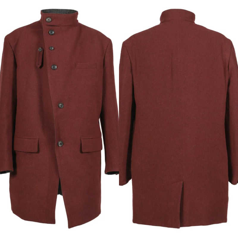 Cappotto da uomo moderno monopetto Cappotto caldo autunno inverno Cappotto casual per occasioni di festa personalizzato