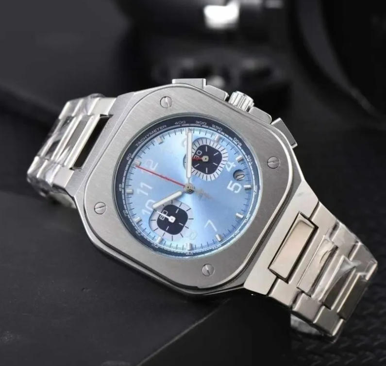 GJZ Watch Multifunctional Waterproof wristwatch Diver Sports Clock Reloj Retro High Quality Stainless Steel Quartz Movement 5-pin Calendar Men'