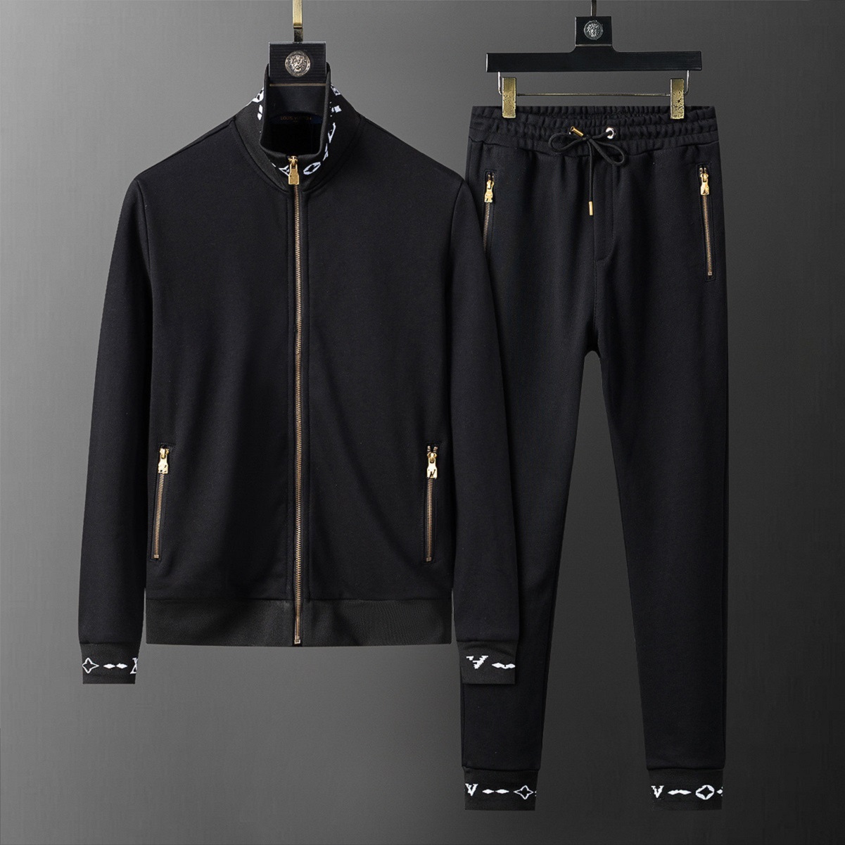 Mens Tracksuit Two Pieces Sets Jackets Long Sleeves And Pants With Letters Embroidery Fashion Style Spring Autumn Outwear Sports Set Jacket Tops