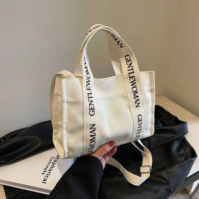 Simple Letter Single Shoulder Diagonal Cross Small Square Bag