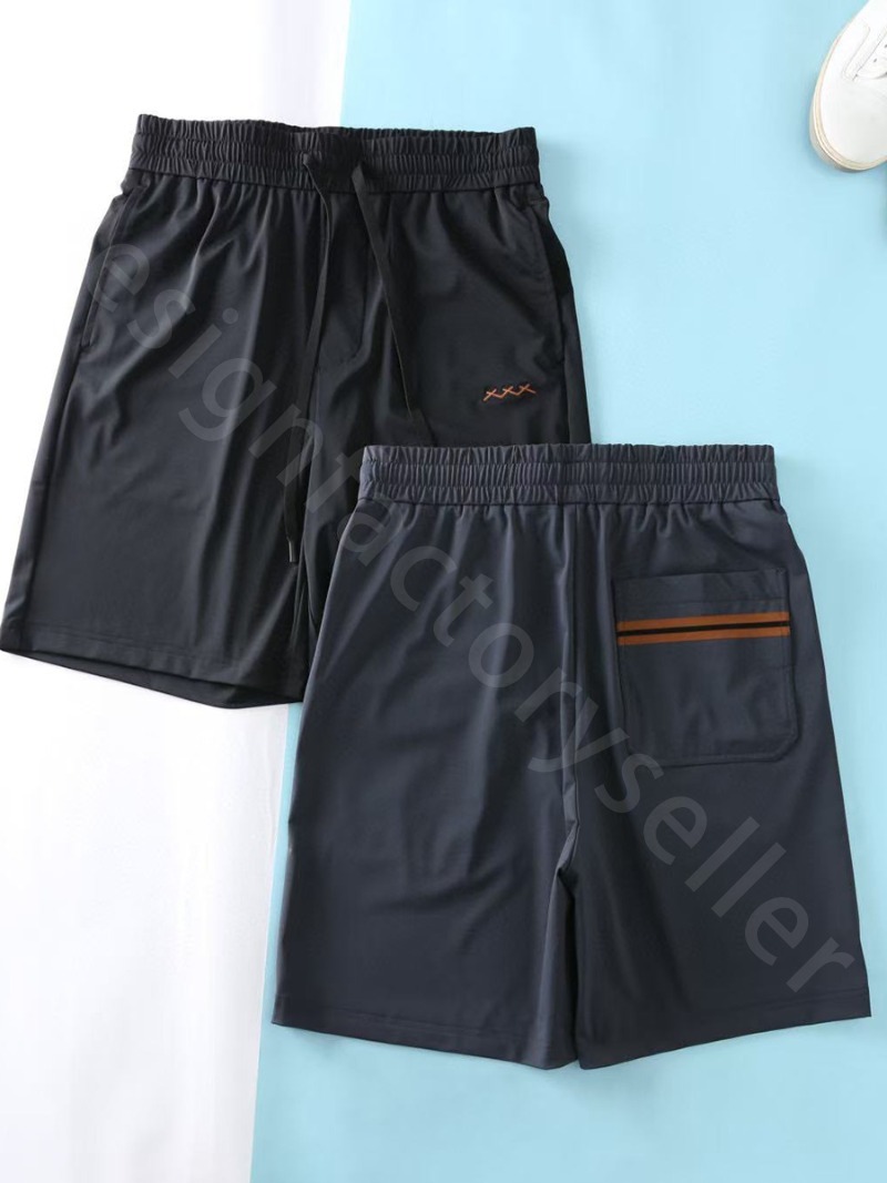 Spring and Summer Designer Shorts Embroidery Business Drawstring Mens Casual Shorts ZG1289