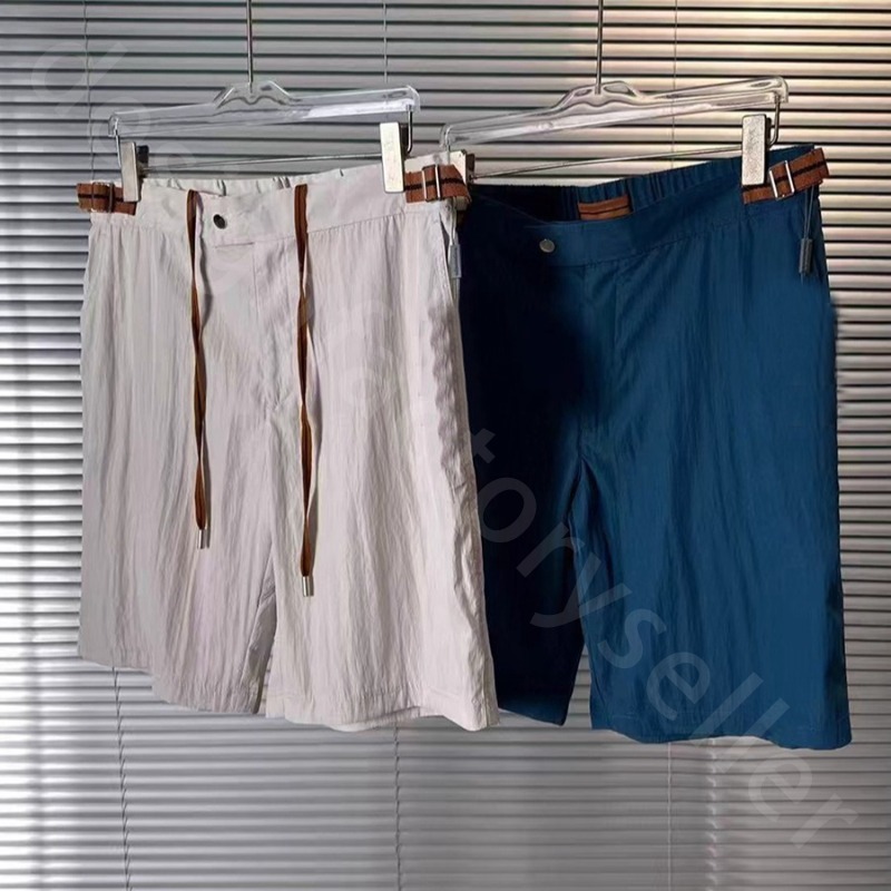 Spring and Summer Old Money Breathable Drawstring Pants Designer Mens Business Shorts ZG1289
