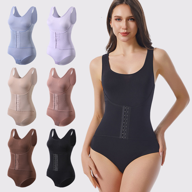 Buttoned Shapewear for Women, Body Shaping, Hip Lift, One-Piece Shapewear, Waist Slimming, Tight-Fitting, Plus Size, Waist Cincher, Tummy Control, O