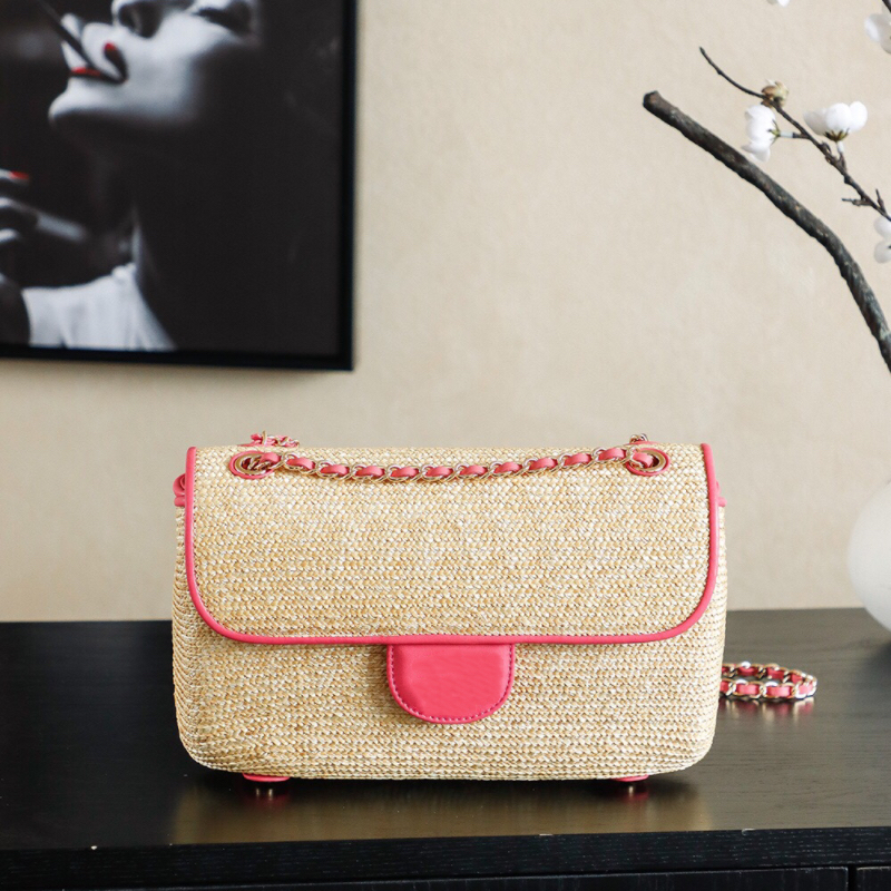 12a designer bag luxury bag shoulder bag crossbody bagHand woven bag made Lafite grass and rattan weaving elements using imported natural straw gras