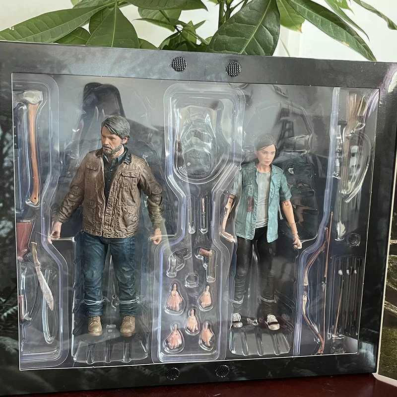 NECA Figure The Last Of Us Part 2 Joel Ellie With Bow Action Figure 18cm 2pcs set Model Toy Joint Movable Doll Christmas Gift K260326-image-1096834214