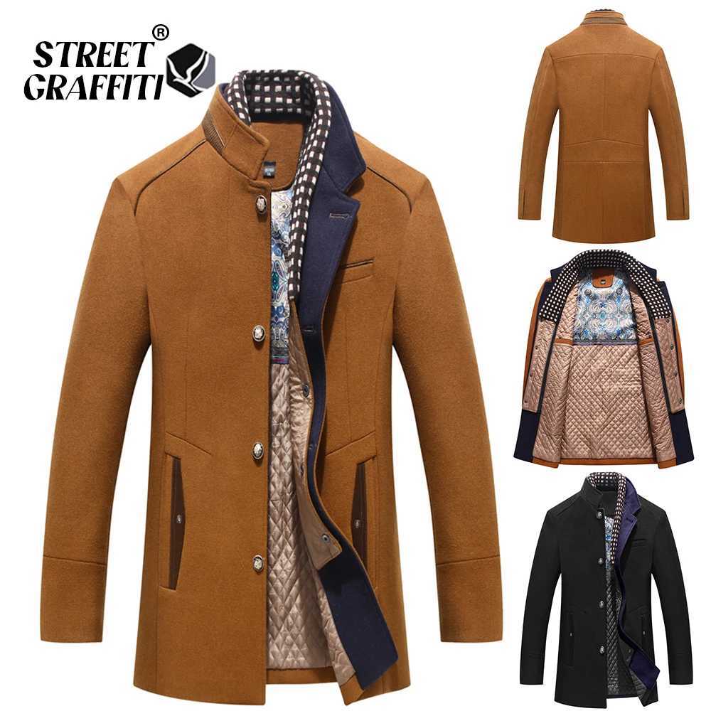 STG 2024 Men Brand Winter Warm Jacket Parkas Coat Men Fashion Autumn Clothing Windproof Woolen Slim Adjustable Vest Parkas Male M251208