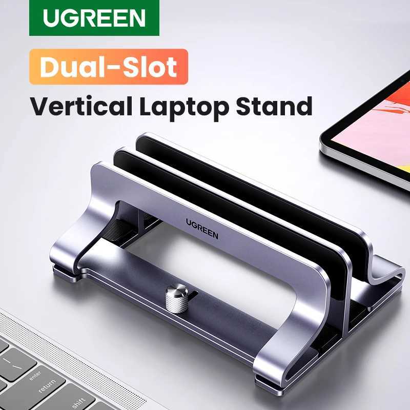 UGREEN Vertical Laptop Stand Holder For Book Air Pro Aluminum Foldable Notebook Stand Laptop port Book Pro Tablet Stand C2512086-image-1087720581