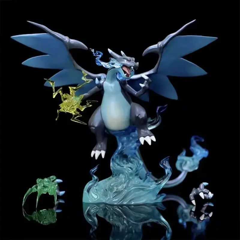 new 18cm Charizard X Anime Figure Can Change Hands Model Gk Statue Boys Collection Desktop Decoration Ornament Cute Toy Gift K260326-image-1096836294