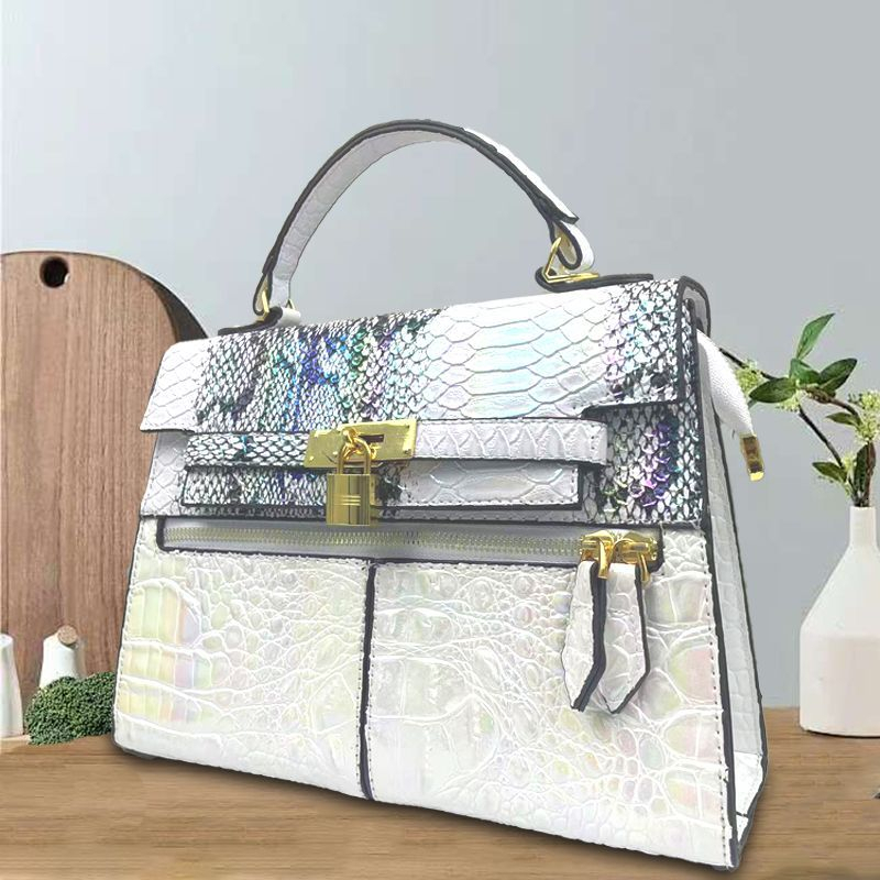 2025 New Single Shoulder Elegant Handbag Fashion Women's Crocodile Designer Multi functional Crossbody Bag Popular Large Capacity Handbag