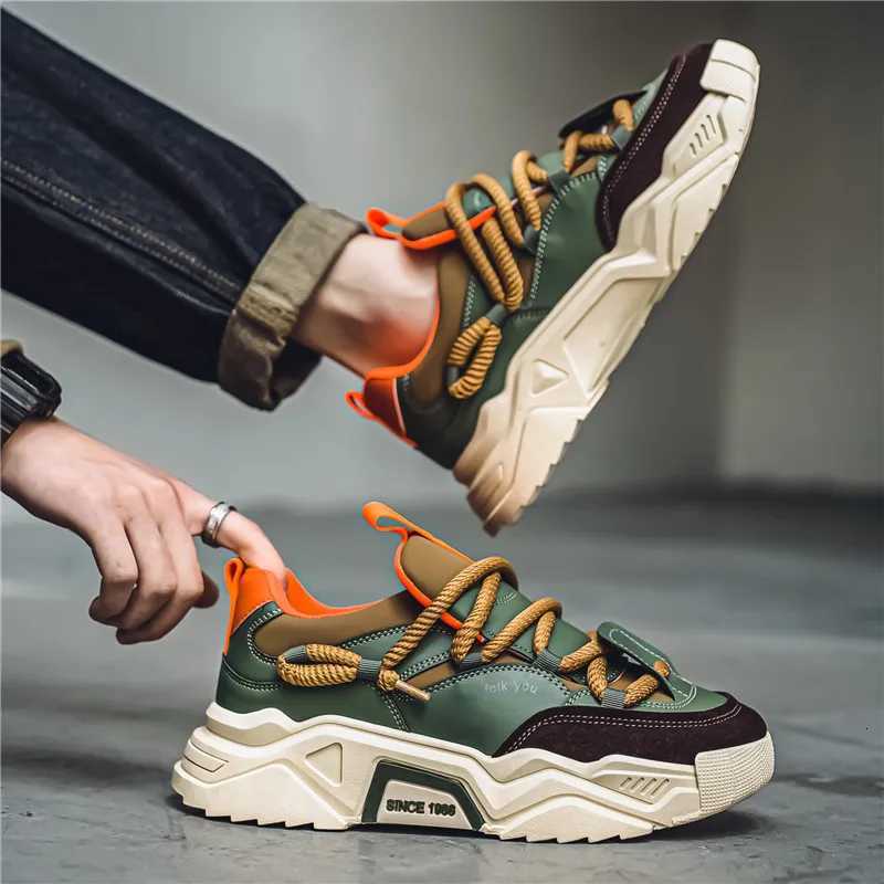New Mens Casual Sneakers 2025 Spring Fi Versatile Low-Top Skateboard Shoes for Men Suitable for Outdoor SportsXJ251208