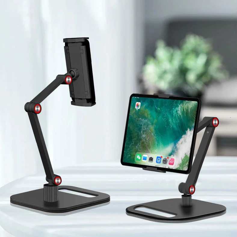 Tablet Stand Adjustable Folding Monitor Desk Holder Ergonic Rotatable For 12-17 inch Tablet VESA Sn External Bracket C251208-image-1087683396