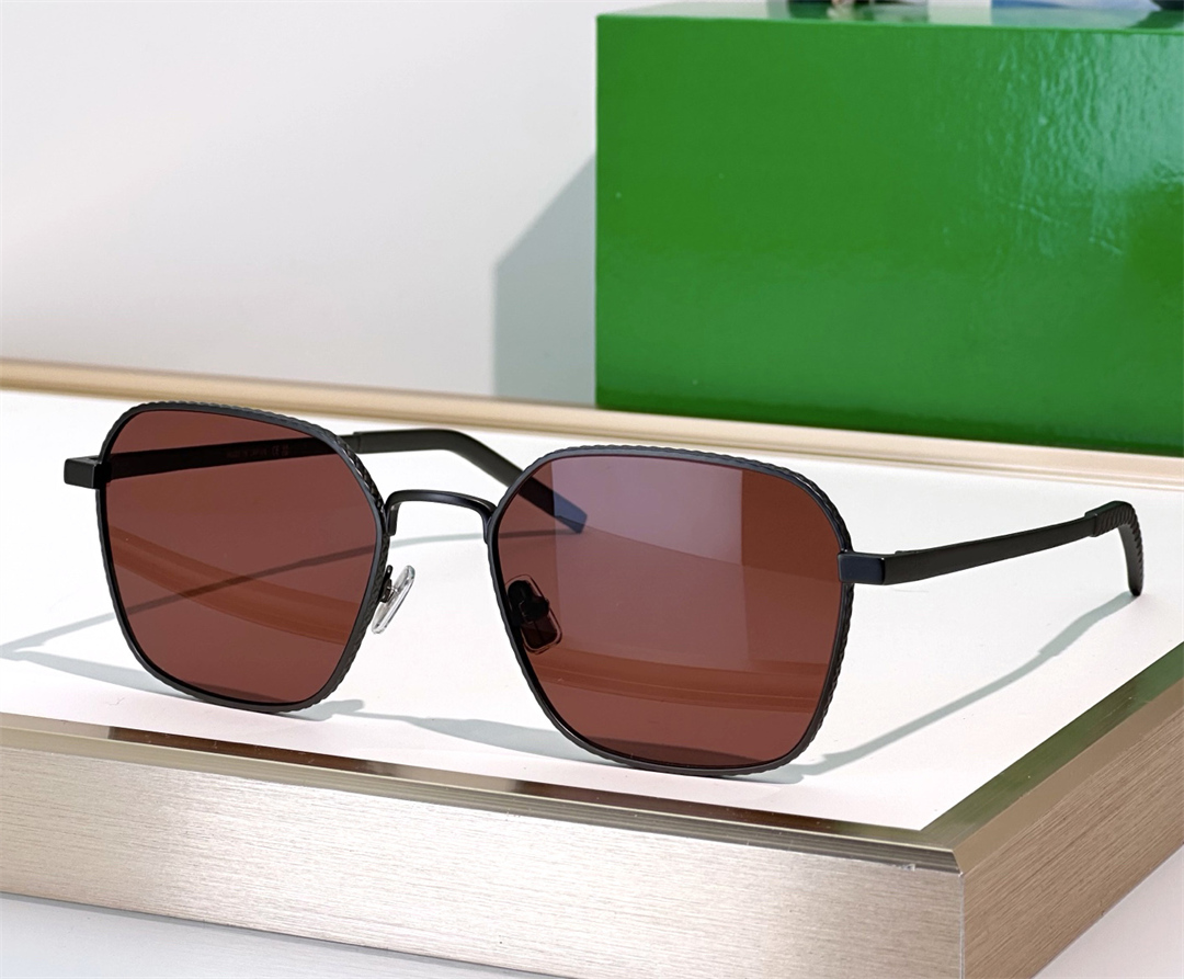 Fashion popular designer 1422SA sunglasses for women classic vintage square matte metal sun glasses outdoor trend avant-garde style Anti-Ultraviolet