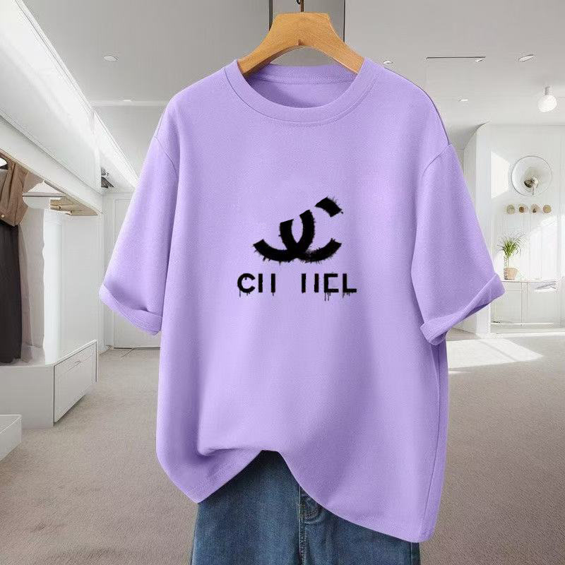 cc top Designer Women Clothes Knitted Shirts Tops Ladies Tee Sleeve Luxury Womens channels T-shirts Summer Sweater Tshirt a2a
