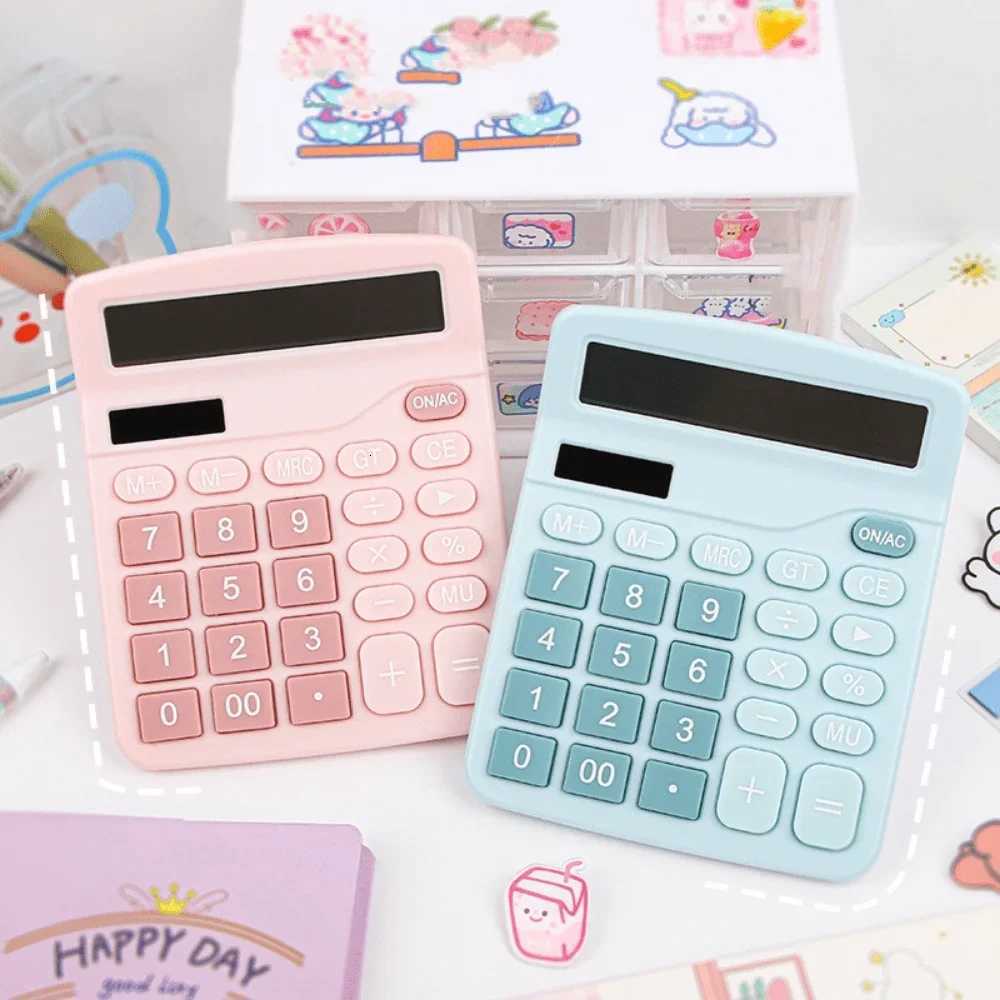 1Pcs Solar Scientific Calcator Desktop Financial Off Cputer Calcators Large Display Off Calcators Cute Calcator H251208-image-1087661427