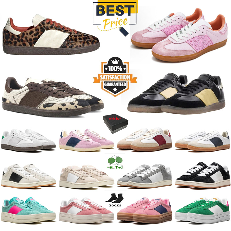 with box Designer Shoes Mens Womens Platform Sneakers Preloved Red Leopard Cow Print Metallic Gold Preloved Red Gum Pony Leopard Shoe OG Sports Trai