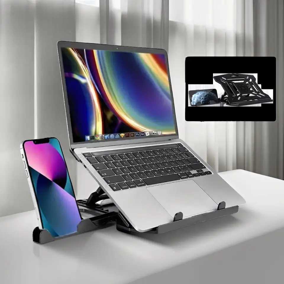 Laptop cooling bracket folding bracket off cputer tablet cputer lifting and cooling C251208-image-1087683390
