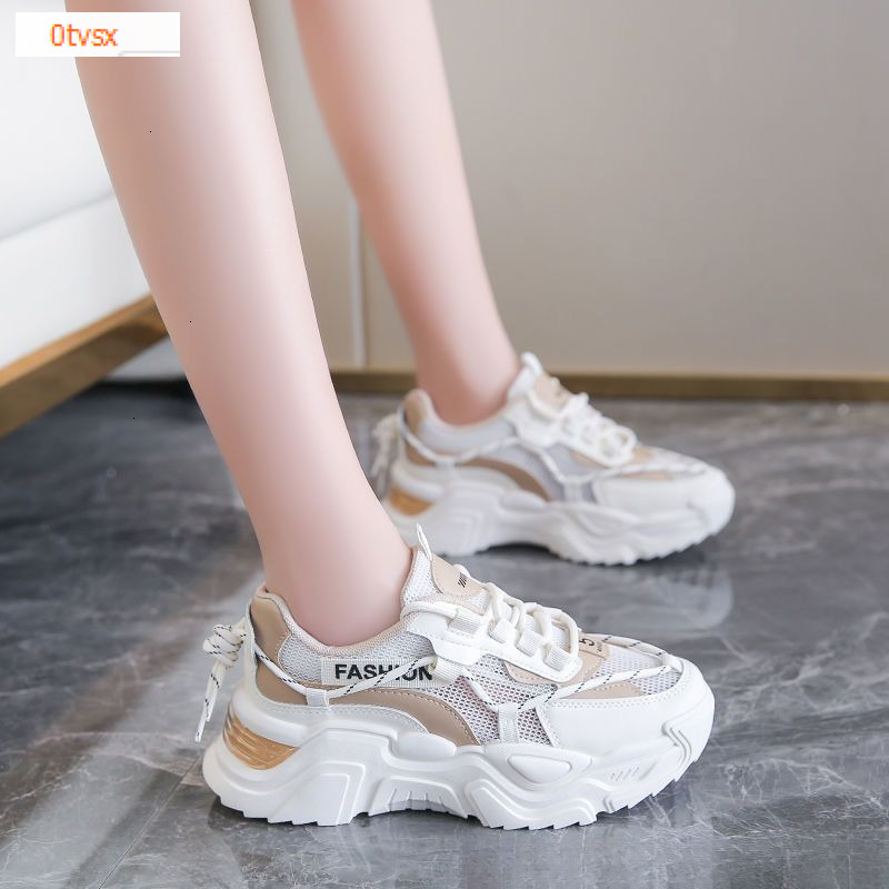 Women's sports shoes, breathable multifunctional casual shoes, thick soled height increasing shoes, mesh shoes, designer shoes