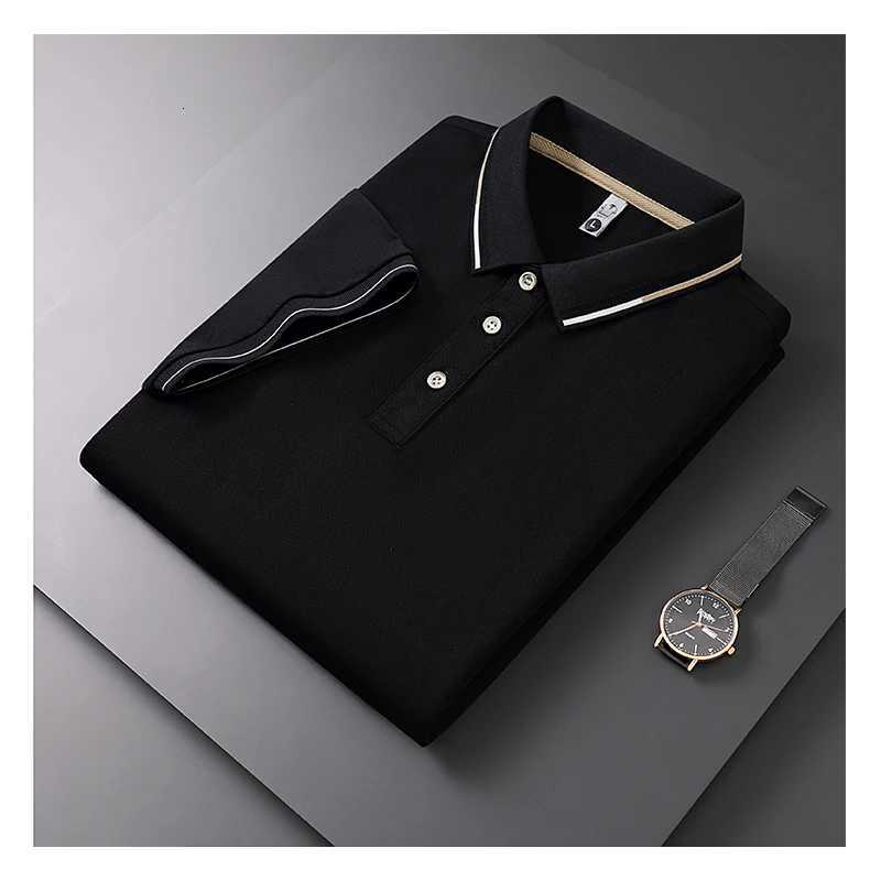 Summer Mens Short Sleeve Tshirts New Solid Color Casual Polo Shirt Trendy Breathable Loose Basic Top 2026 W251208
