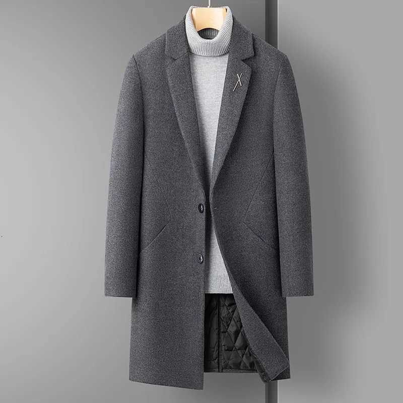 Mens Fashionable Outdoor Travel Camping Youth Wedding Hosting Campus Slimming Casual Korean-style Tweed Coat with Cotton 2026 M251208