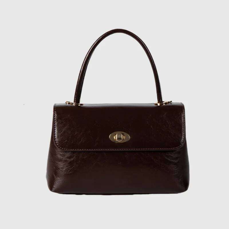 Classic Trendy Flap Crossbody Bags For Women Vintage Handbag Luxury Designer Solid High Fashion Shoulder Bag Versatile Simple Suotong1208