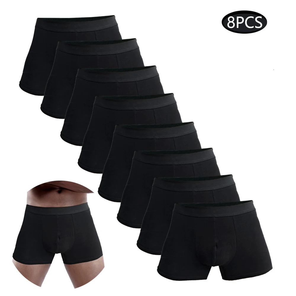 8pcs Boxers Cotton underwear for men Sexy Mens panties Set High Quality Mens Boxer Shorts Family Underpants Man Sexy Male Trunk251205